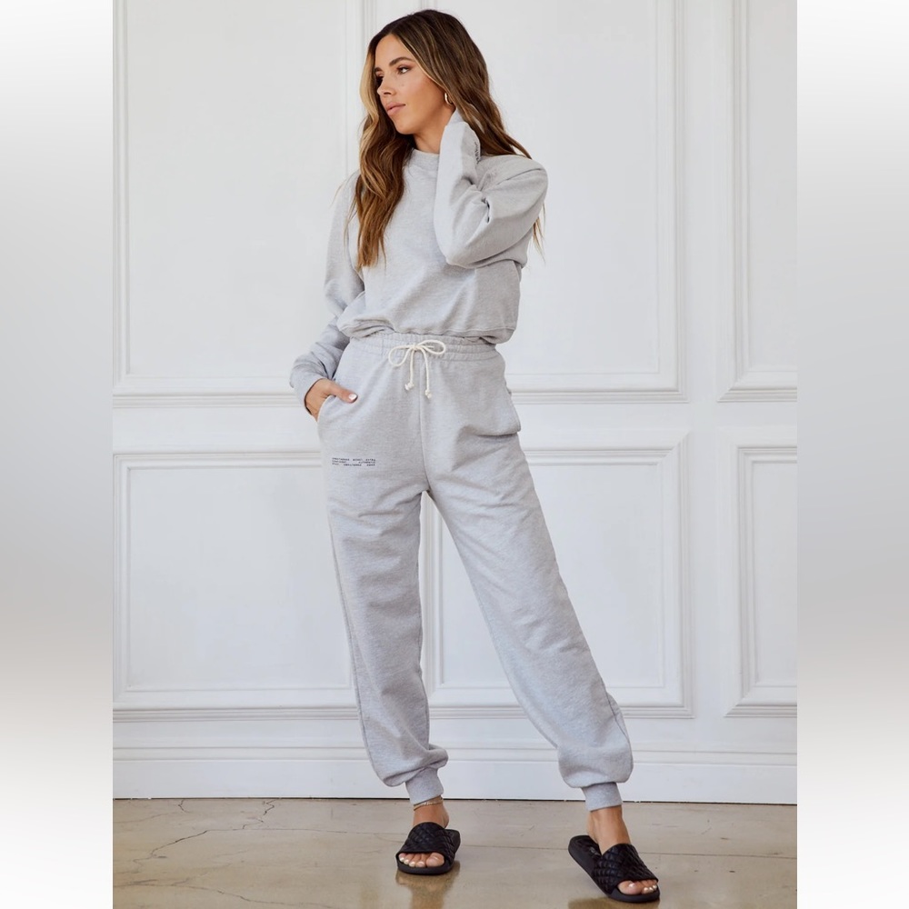 Tan + Lines Real is Rare Sweatshirt + Personality sweatpants